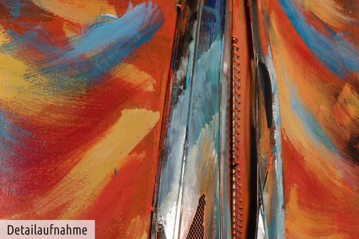 METALLBILD Bunt 60/120 cm - Multicolor, Metall (4.82/120cm) - KUNSTLOFT