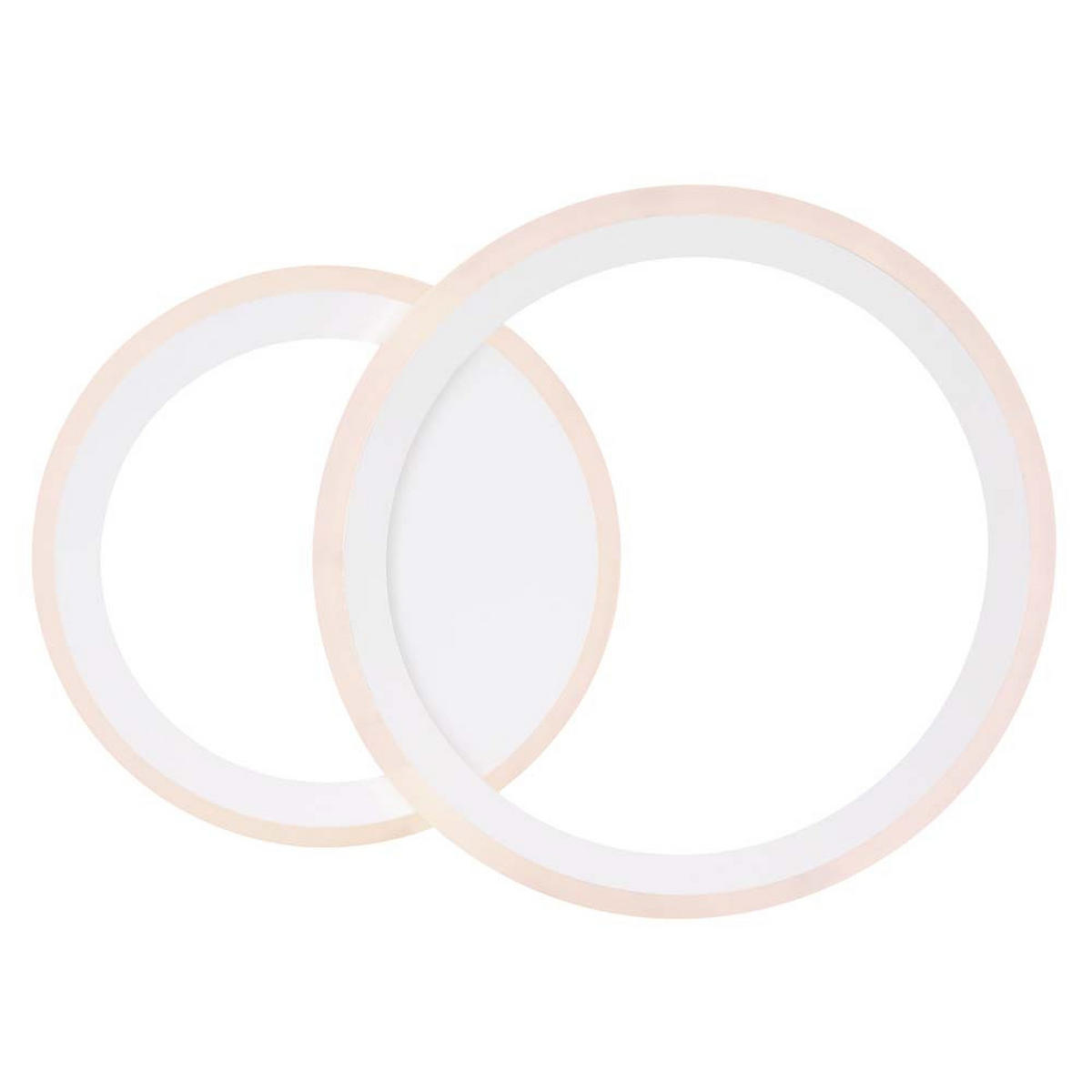 LED DECKENLEUCHTE FENNA Weiß Opal - Weiß, Metall (64.6/46.8/6cm)