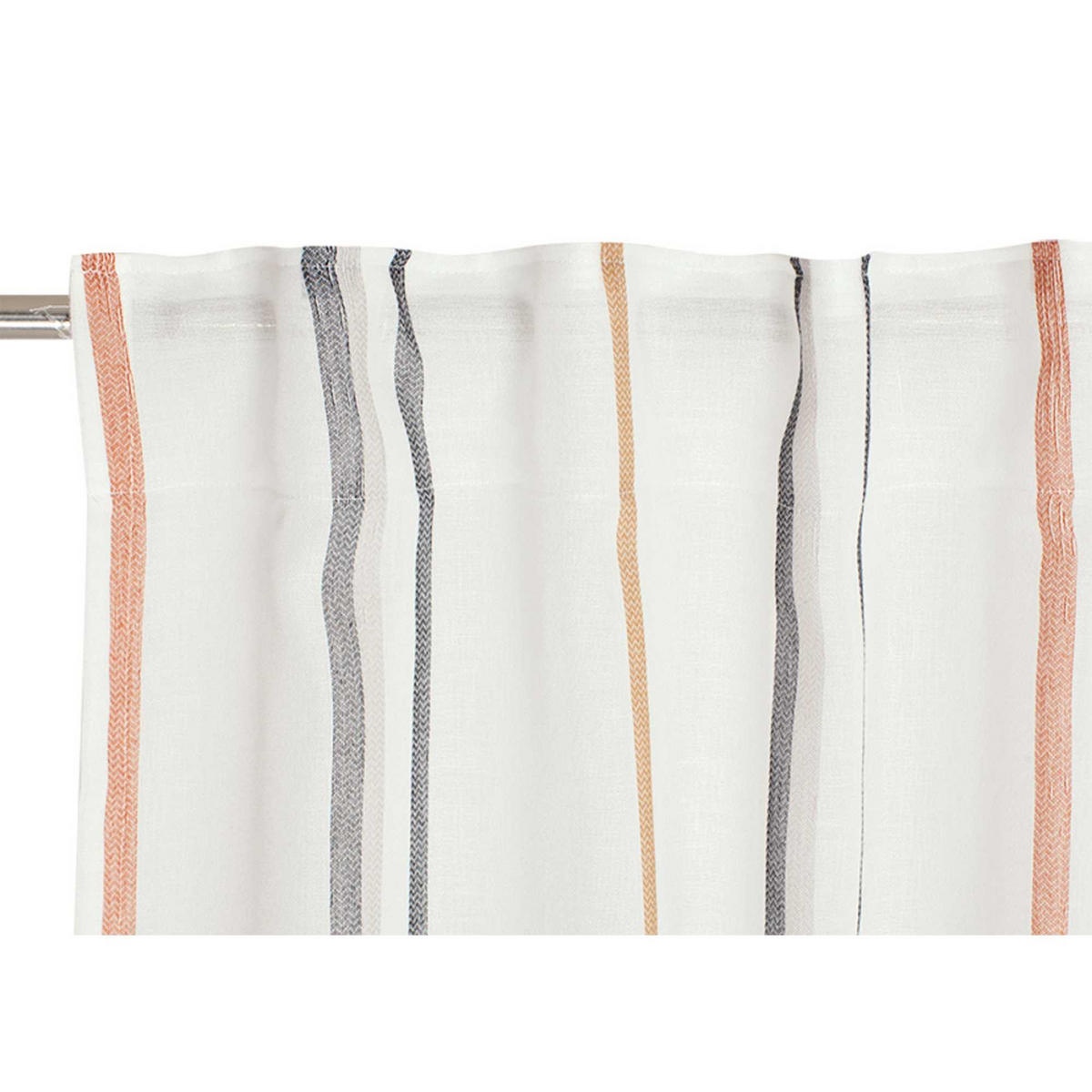HALBTRANSPARENTER SCHLAUFENVORHANG TOMMY - Beige, Textil (130/0.5/250cm) - Esprit