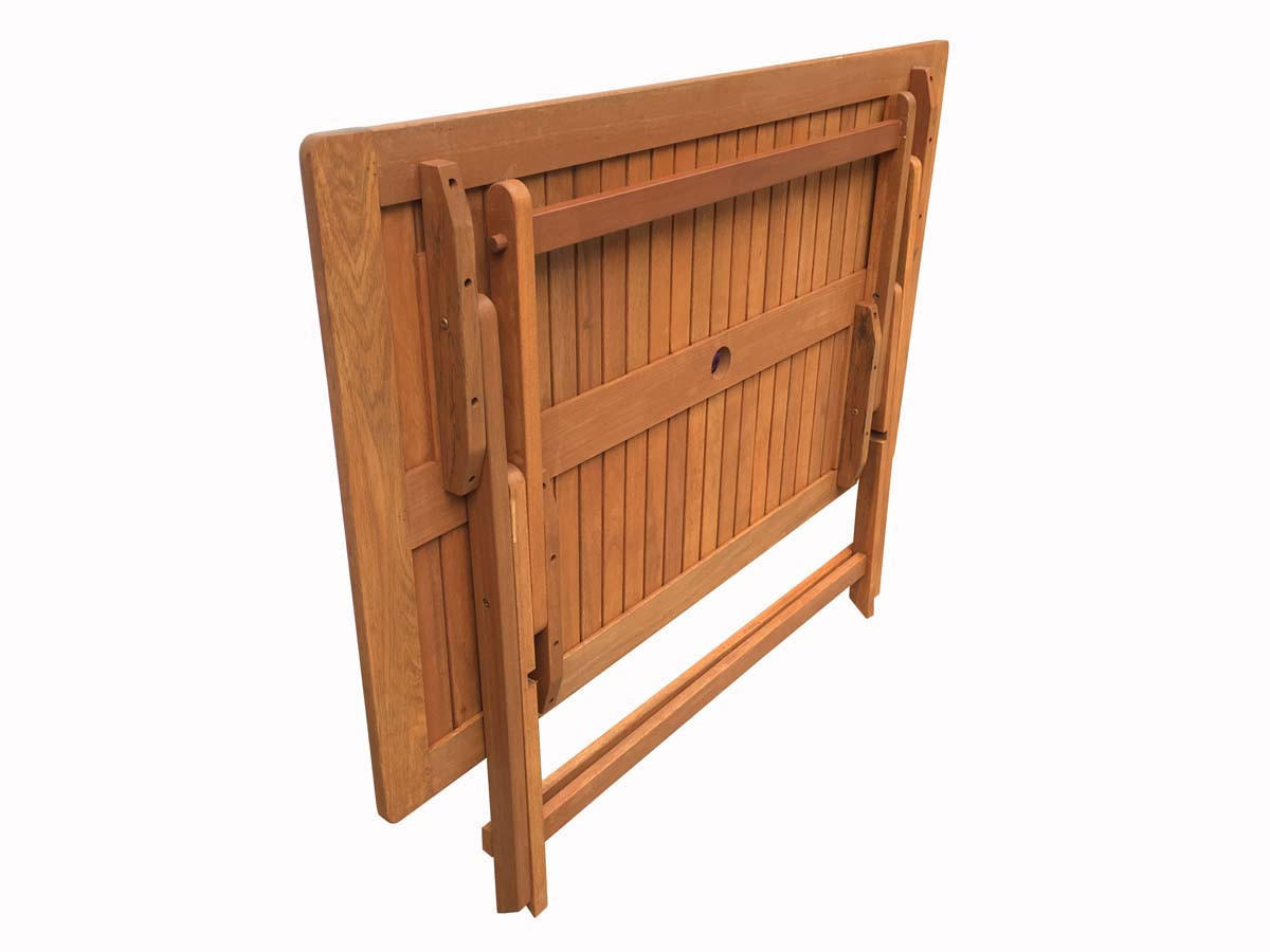 GARTEN-ESSMÖBELENSEMBLE séoul - Hellbraun, Holz - Habitat Garten