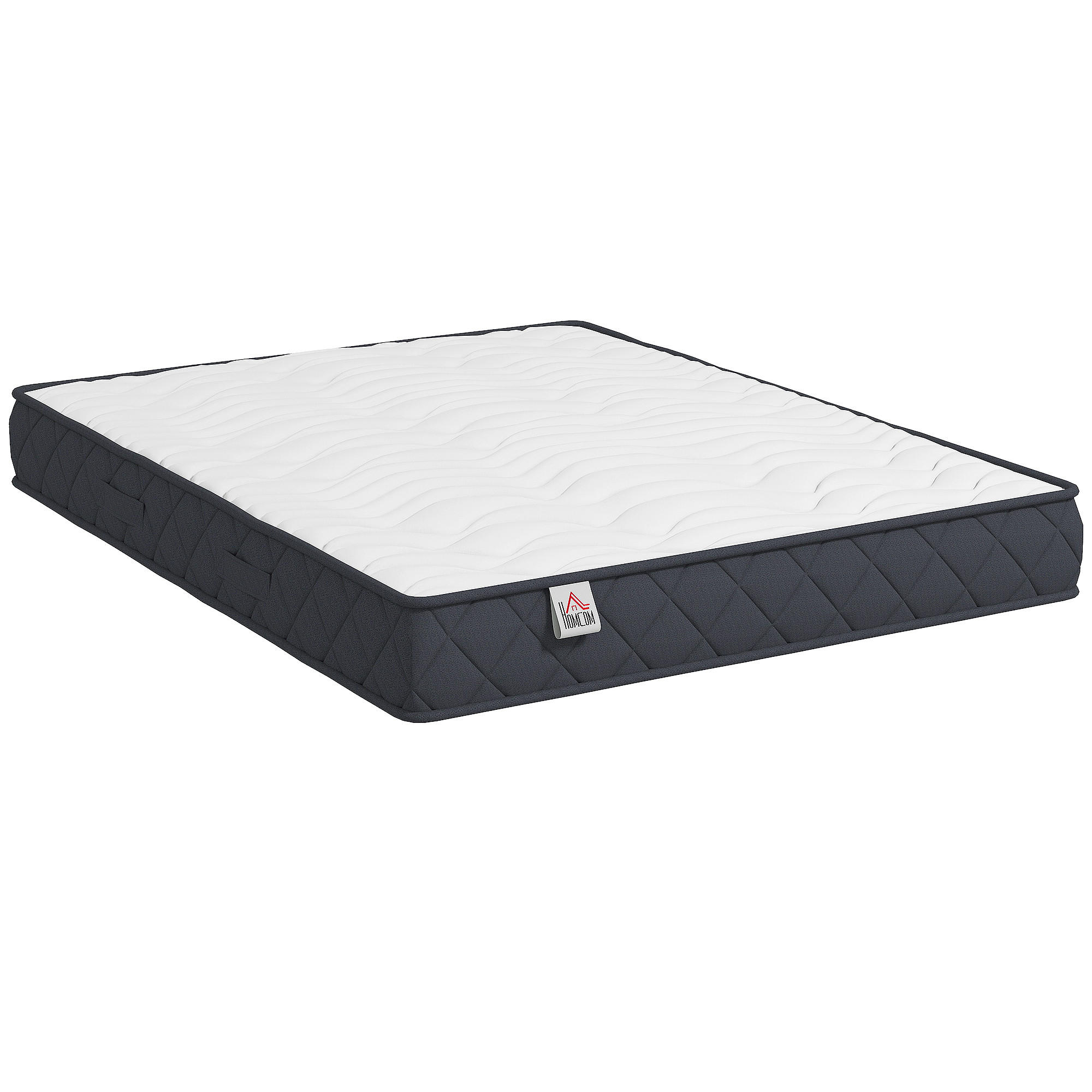 MATRATZE 140/190 cm DE-18536 20 cm Memory-Schaum - Grau, Textil (140/190cm) - ComfortXL