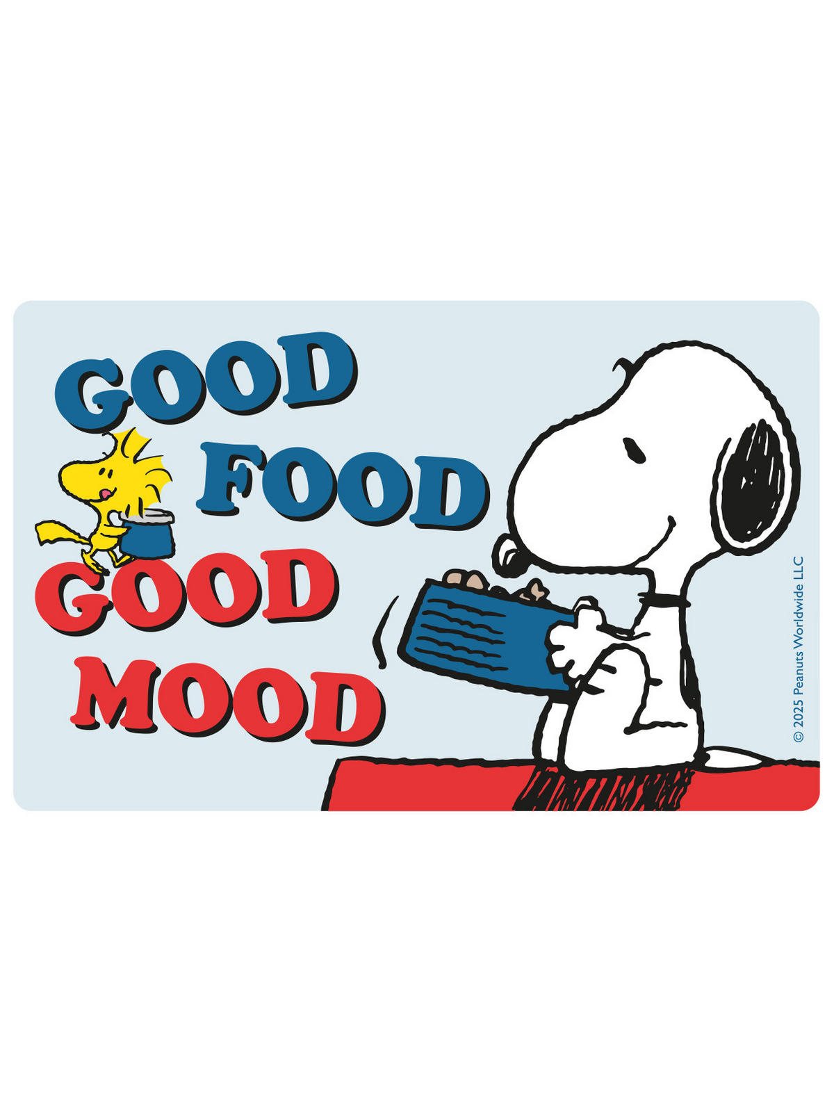 BROTDOSE The Peanuts Snoopy Good Food Good Mood Schwarz 17,5 x 12,8 x 6,9 cm - Schwarz, Kunststoff (17.5/6.9/12.8cm) - United Labels