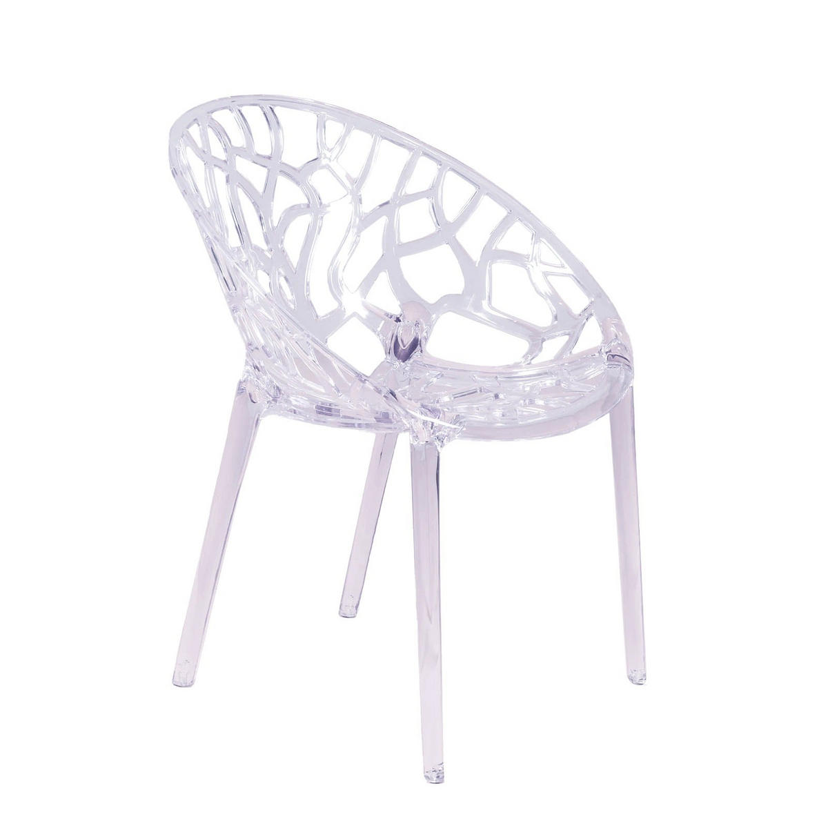 STUHL Kunststoff Transparent - Transparent, Kunststoff (59/79/57cm) - Nest Dream