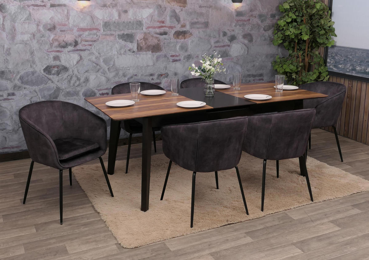 ESSZIMMERSTUHL Grau - Grau, Textil (57/79/53cm) - MCW