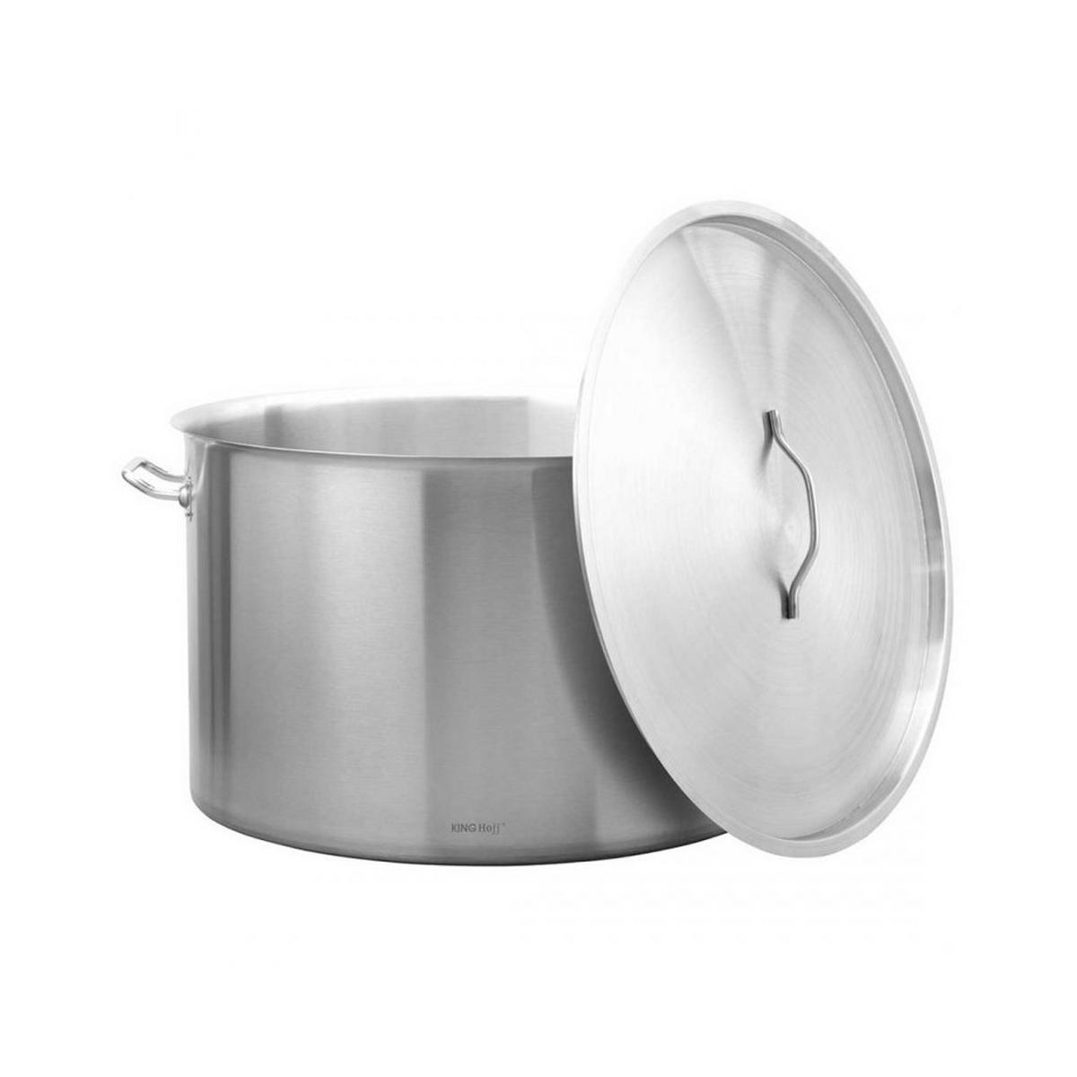 TOPF Silber 65/55/35 cm KH2029 - Silberfarben, Metall (55cm) - Kinghoff 