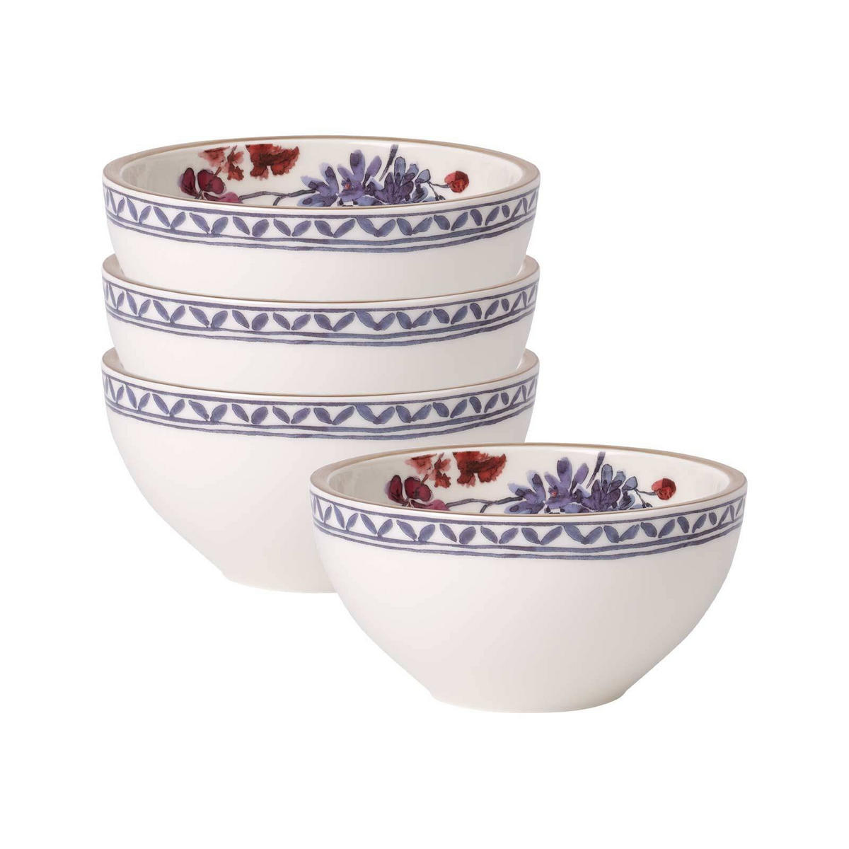 MÜSLISCHALEN Artesano Provençal Lavendel bunt 430 ml 4er Set - Multicolor, Keramik (14cm) - Villeroy & Boch