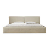 BETT - Polsterbett 06 160x200 - Beige (Anthology 3) - Beige, Holz (160/200cm) - Möblo