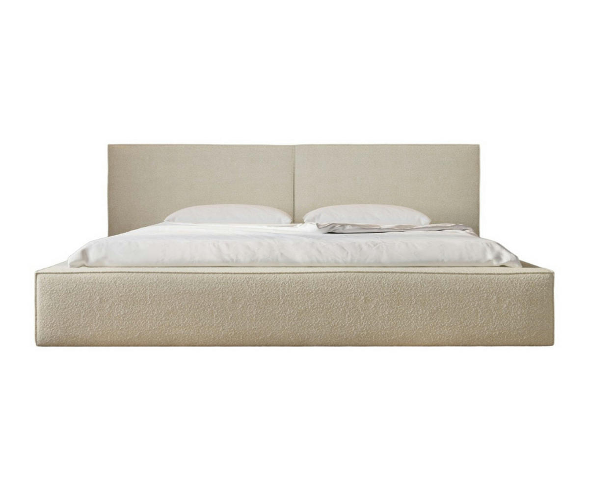 BETT - Polsterbett 06 160x200 - Beige (Anthology 3) - Beige, Holz (160/200cm) - Möblo