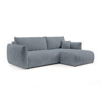 ECKSOFA ALLORO Anthrazit - Anthrazit, Textil (257/88/177cm) - Pillovely