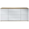 SIDEBOARD Rova Weiß matt - Weiß, Holzwerkstoff (166.5/75.5/35cm) - Vladon