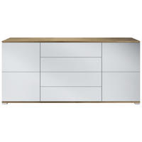 SIDEBOARD Rova Weiß matt - Weiß, Holzwerkstoff (166.5/75.5/35cm) - Vladon