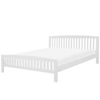 HOLZBETT 180/200cm Weiß Castres - Weiß, Holz (180/200cm) - Beliani