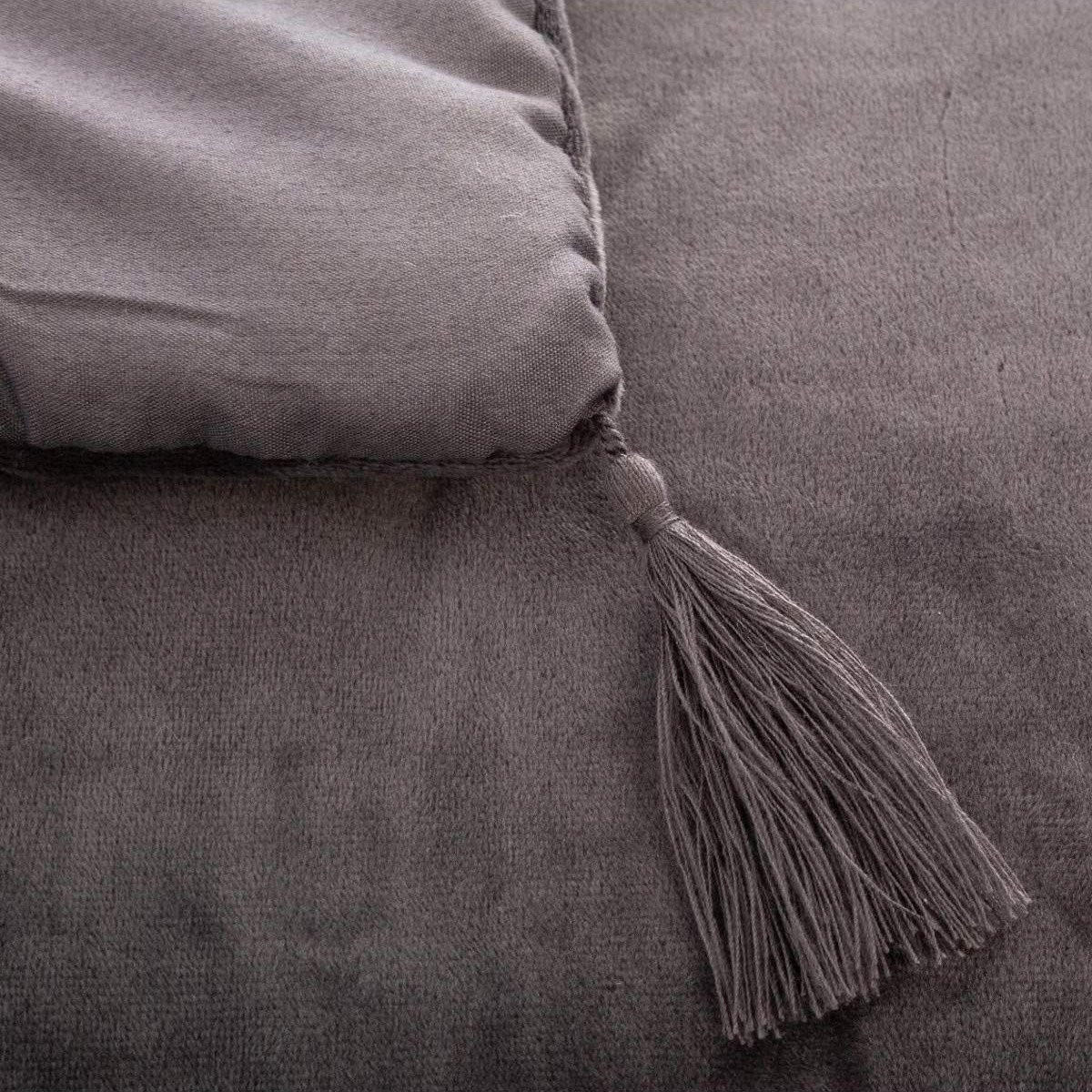 PLAID 80/180 cm - Grau, Textil (80/180cm) - Atmosphera Createur d´interieur