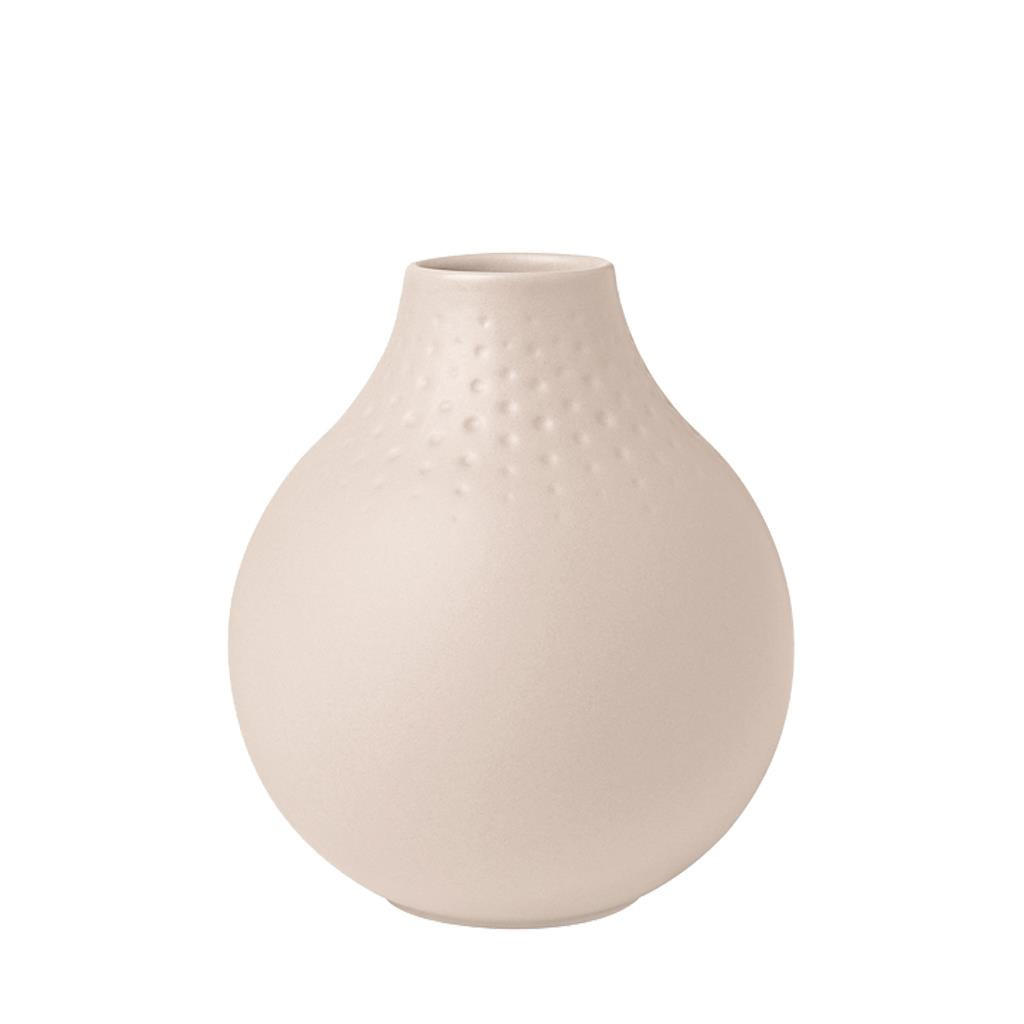 VASE PERLE Manufacture Collier Beige 12 cm - Beige, Keramik (12cm) - Villeroy & Boch