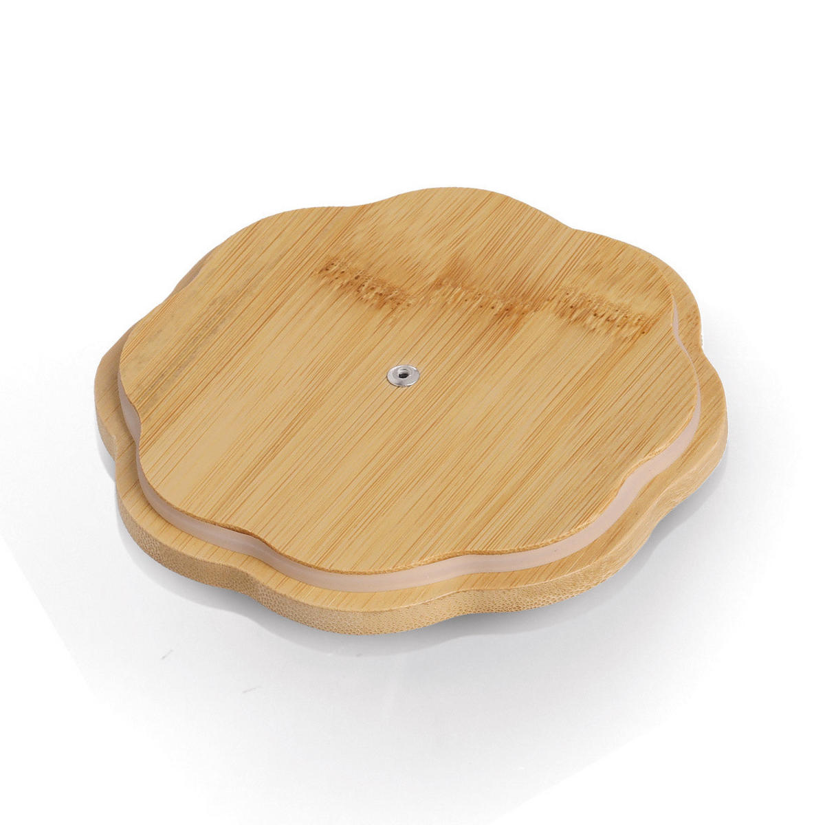 VORRATSDOSE Bambusdeckel 1 l 12,2/12,2/16,5 cm - Braun, Metall (12.2/16.5/12.2cm) - ZELLER