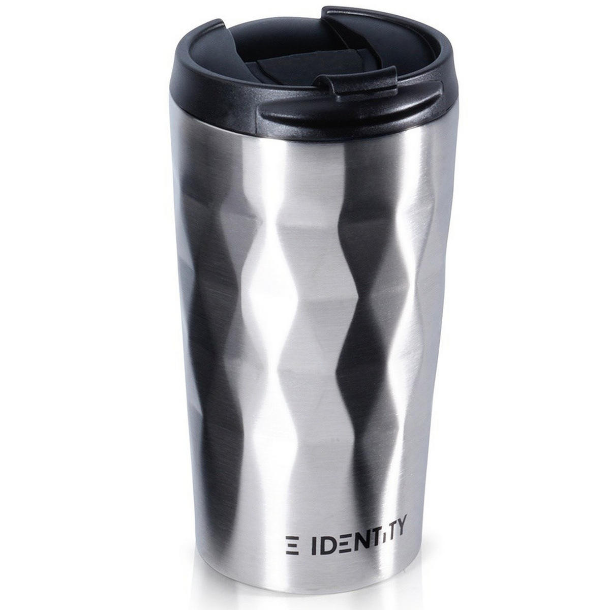 THERMOBECHER Edelstahl Soft-System 430 ml Grau - Grau, Metall (0.43L) - Orion 