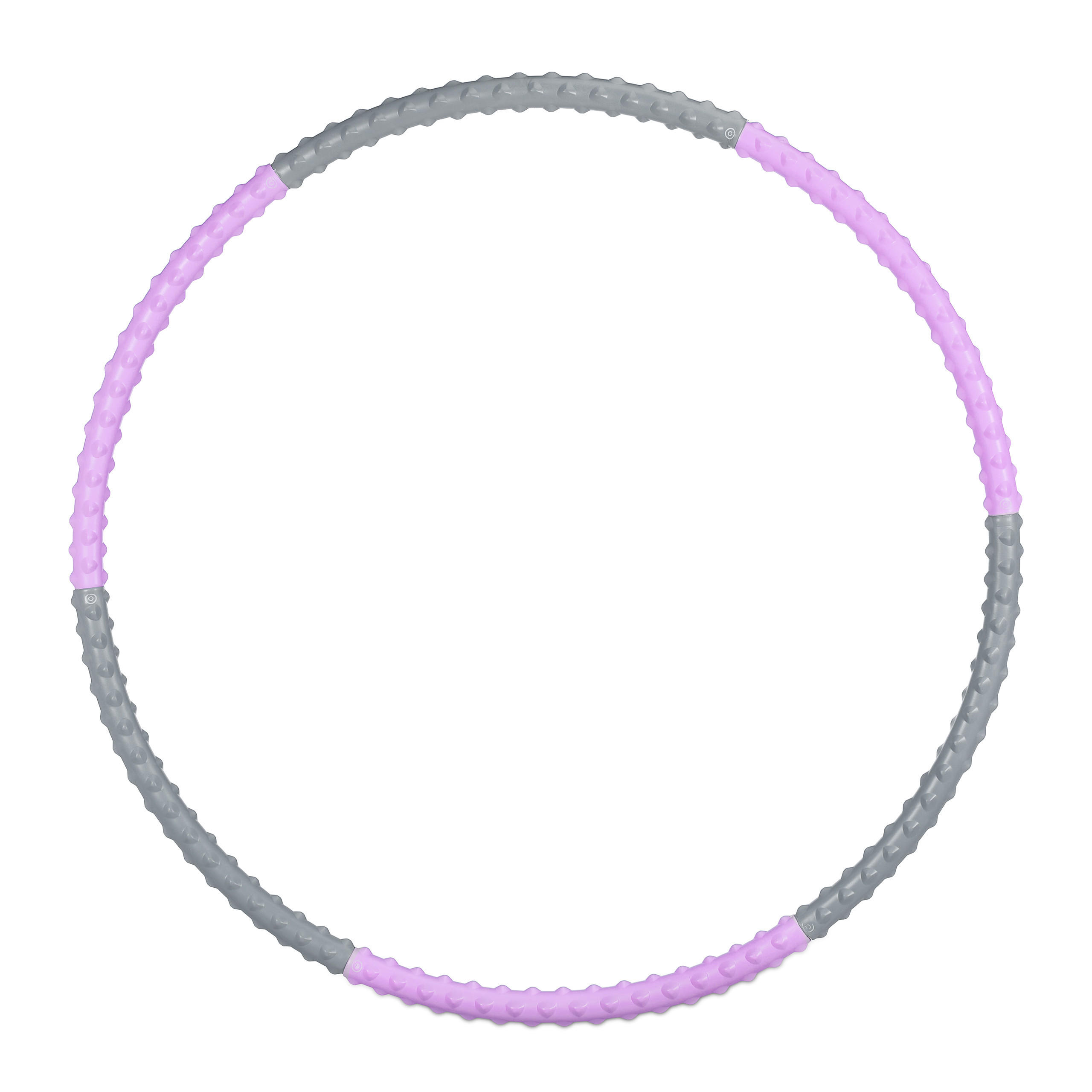 HULA-HOOP-REIFEN - Multicolor, Textil/Metall (95/3.5/95cm) - Relaxdays