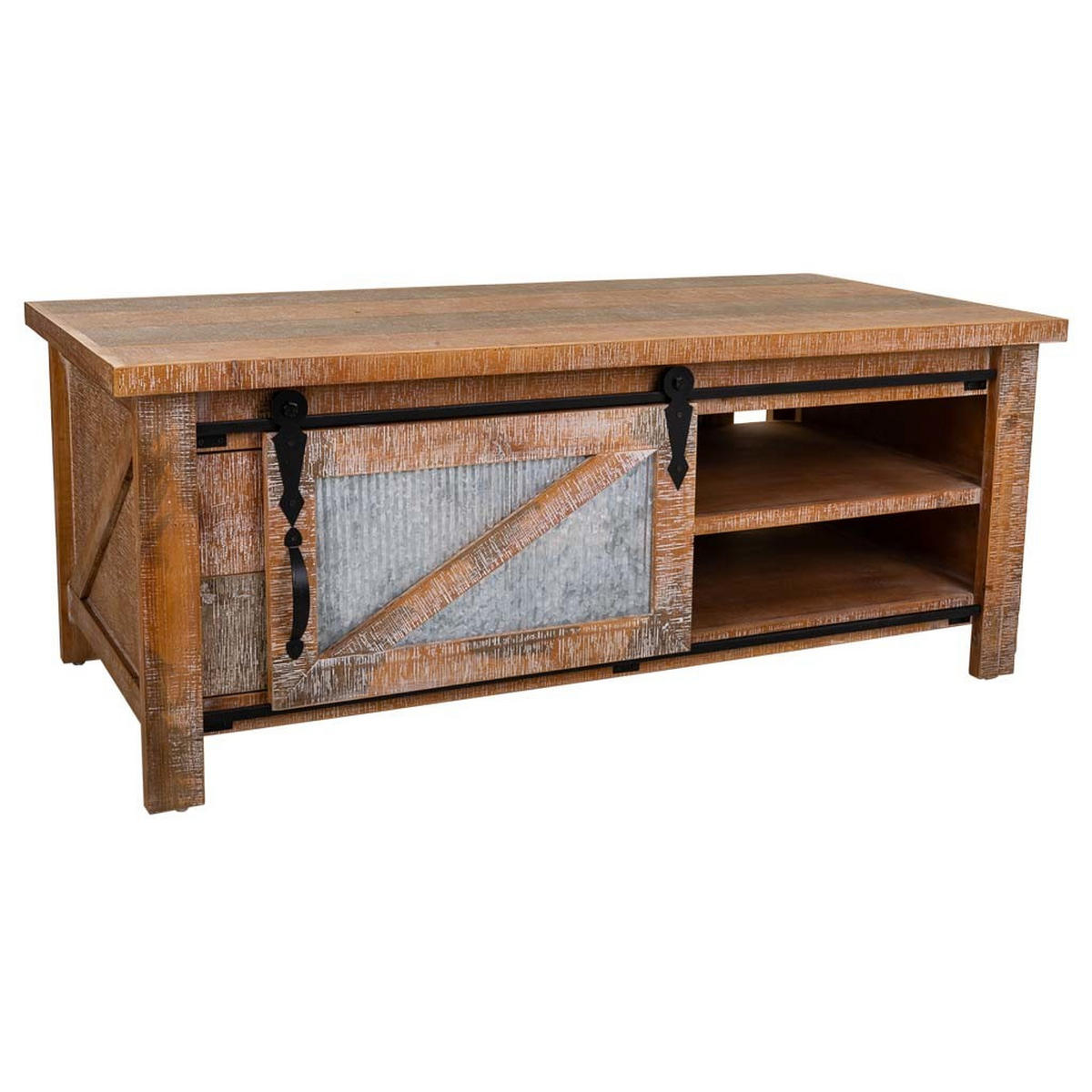 COUCHTISCH aus Holz 120x60x48 cm - Multicolor, Holz (60/120/48cm) - Wanderlust