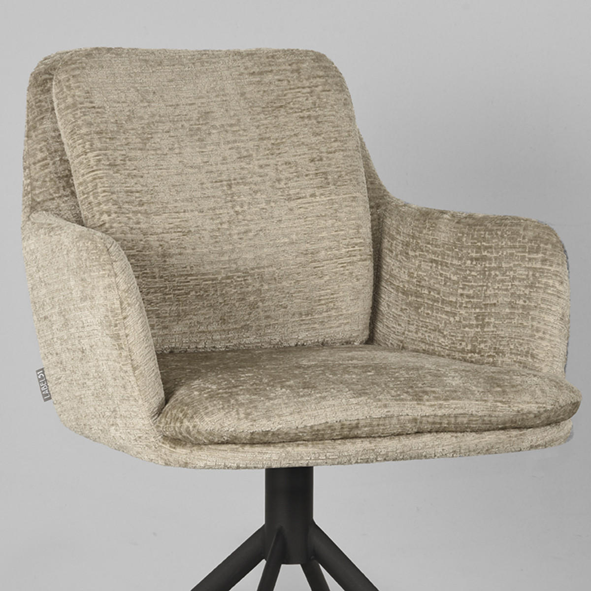 ESSZIMMERSTUHL Joy Beige 63/58/83 cm 2er-Set - Hellbraun, Textil (58/83/63cm) - LABEL51