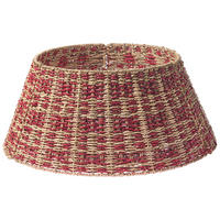 WEIHNACHTSBAUMKRAGEN 28 cm Naturfarben Neige - Naturfarben, Naturmaterialen (28cm) - Beliani