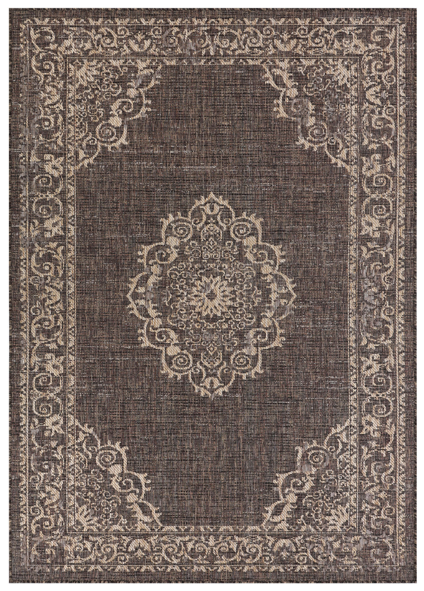 TEPPICH MELISSA DUNKELBRAUN 90/150 cm - Dunkelbraun, Textil (90/150cm) - Tapiso
