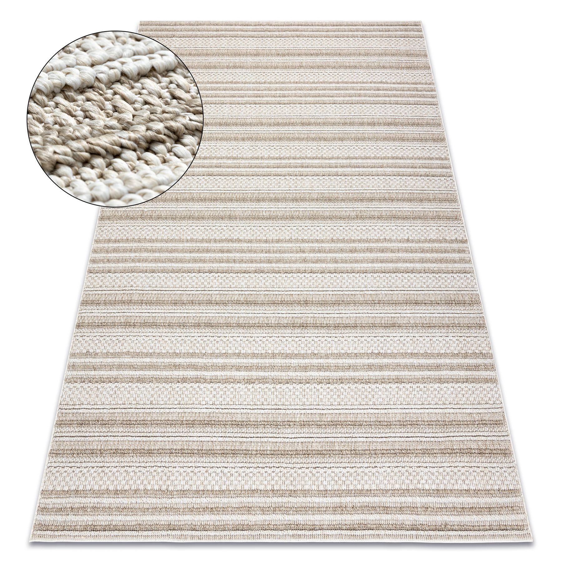 TEPPICH Origi 120/170 cm - Beige, Textil (120/170cm) - rugsX