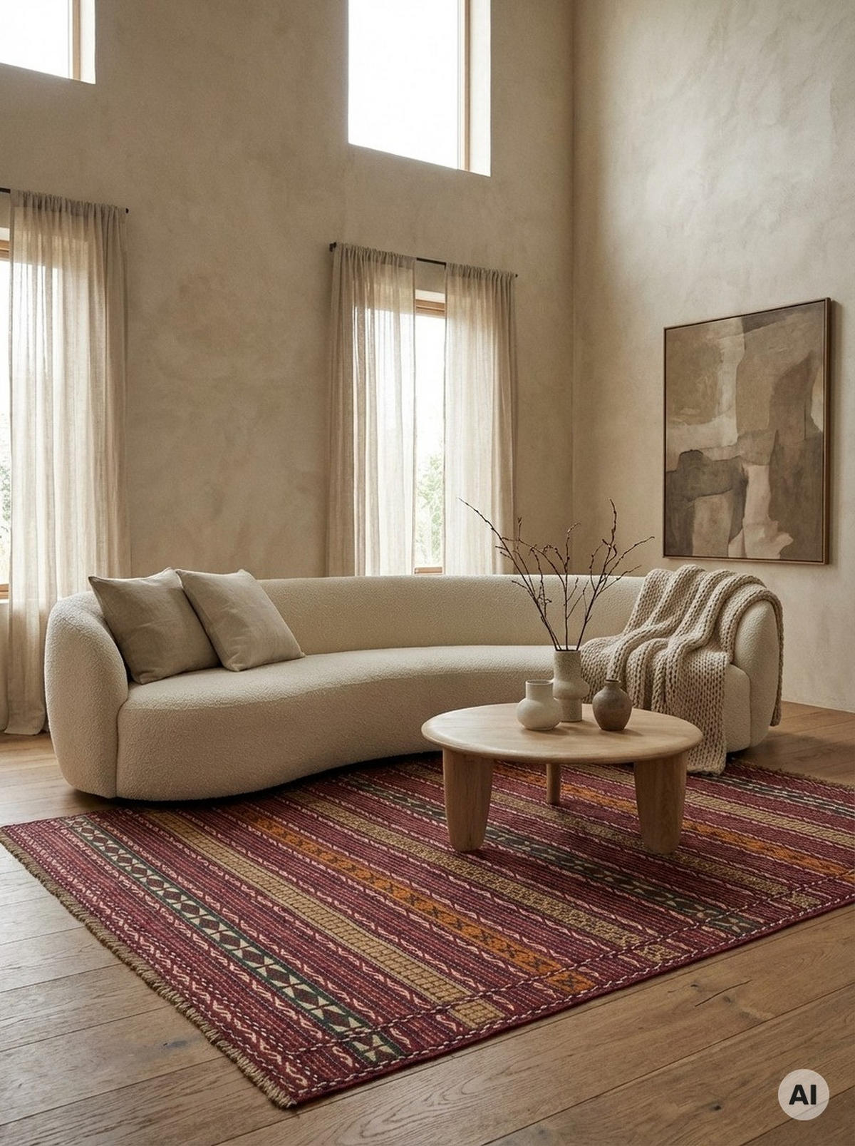 KELIM-TEPPICH handgewebt Kordi Violett 203/147 cm Schurwolle - Violett, Textil (147/203cm) - Looma