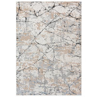 TEPPICH NW01B - Beige, Ecru, Grau - 80 x 150 cm - Ecru/Beige, Textil (80/150cm) - Mazovia