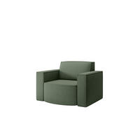 SESSEL Palma In Stoff Scala - Grün, Holzwerkstoff/Textil (98/74/89cm) - Fun Möbel