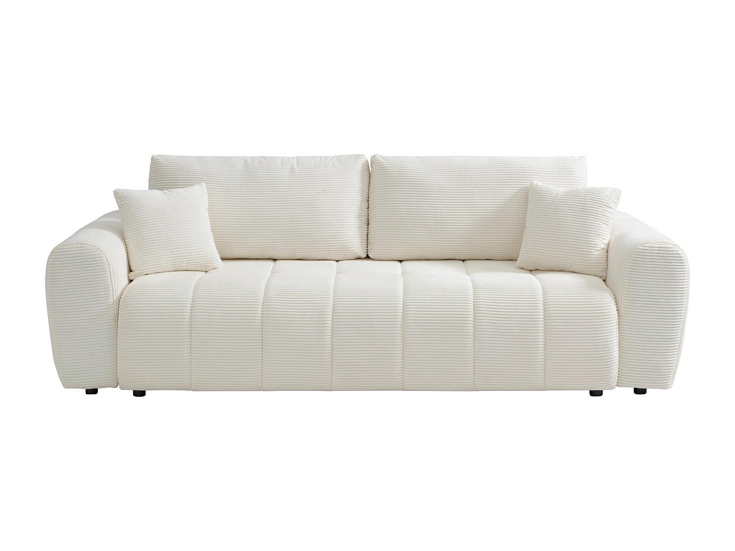 Vente-Unique Schlafsofa Creme 244x90x101 cm