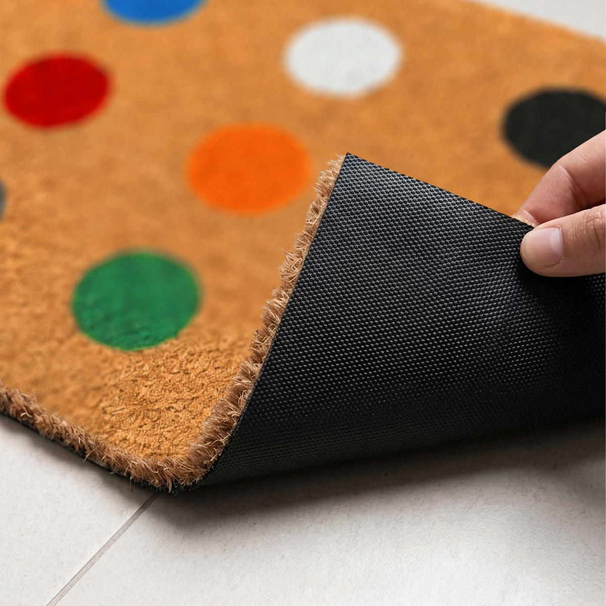 ROHOŽ - viacfarebná, textil/plast (60/40cm) - Relaxdays