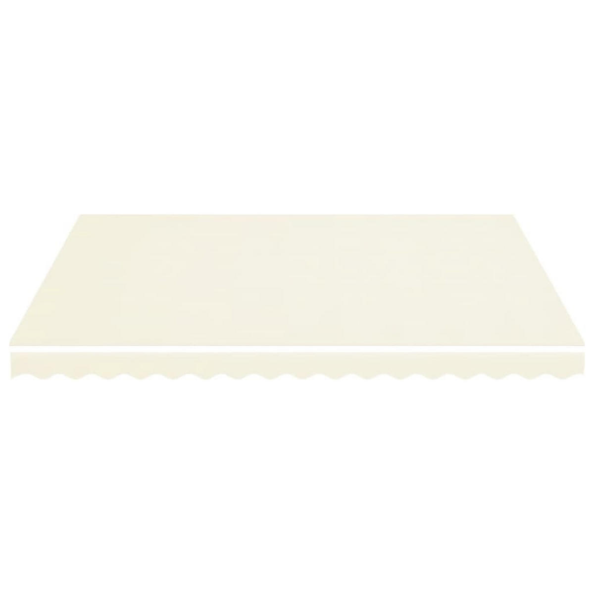 MARKISENBESPANNUNG Markisenstoff Creme, für 400x350 cm - Creme, Textil (380/0.3/345cm) - DELUKE