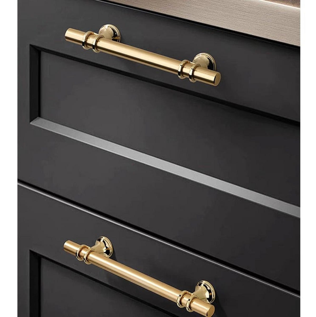 MÖBELGRIFF Gold 6er-Set 192 mm - Goldfarben, Metall (3.2/3/30cm)