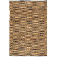 NATURFASER TEPPICH JUTE SALSA MELIERT - Beige/Schwarz, Textil (120/170cm) - Pergamon