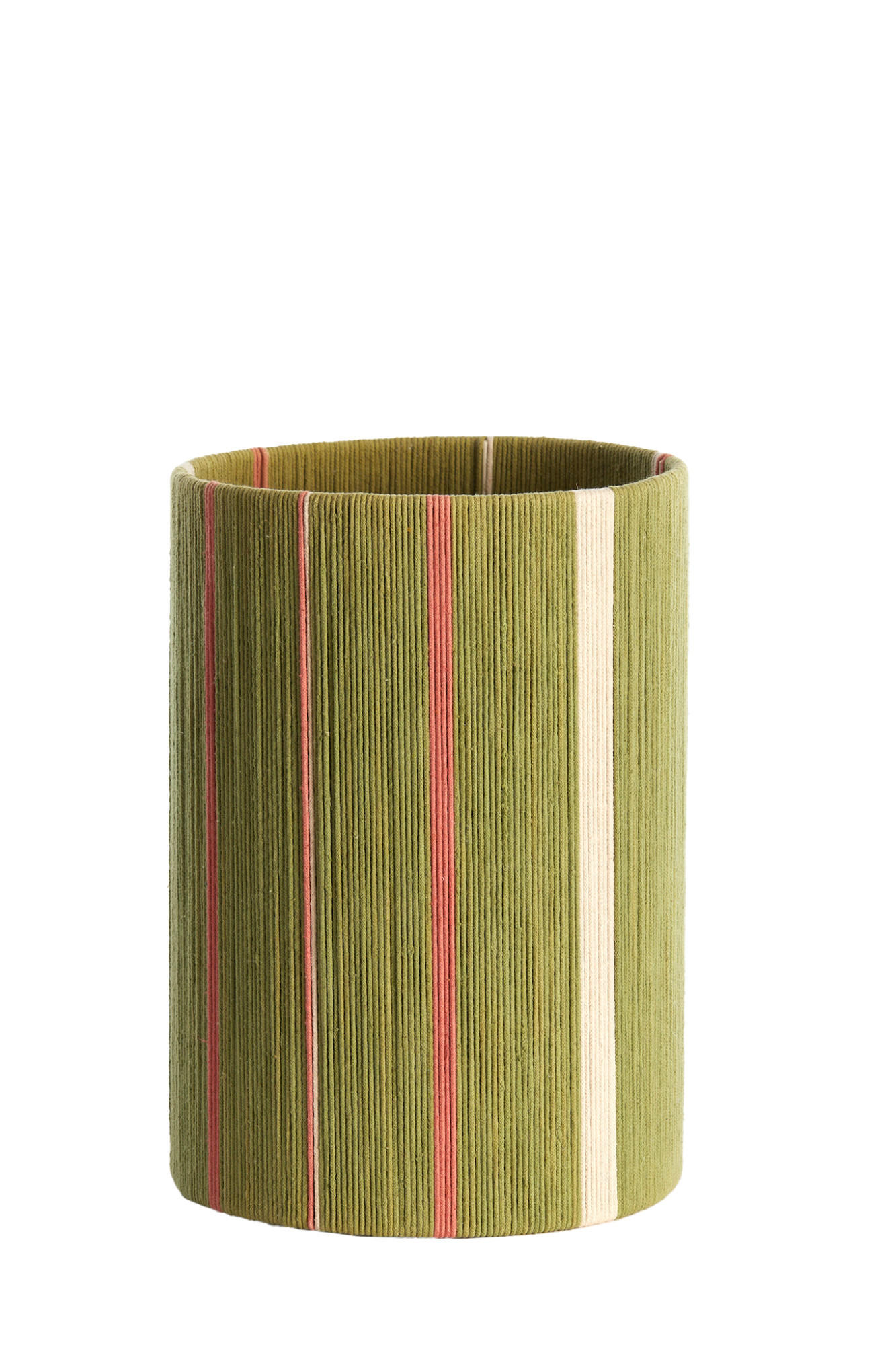 LAMPENSCHIRM Medan Grün Ø25/36 cm - Grün, Textil (25/25/36cm) - Light & Living