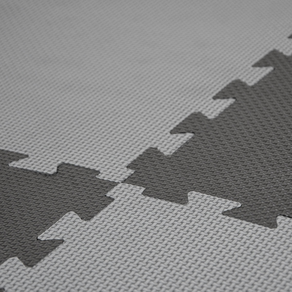 BODENSCHUTZMATTE 50x50x2 cm, Schwarz, 4er Set - Schwarz, Kunststoff (50/50cm) - eyepower