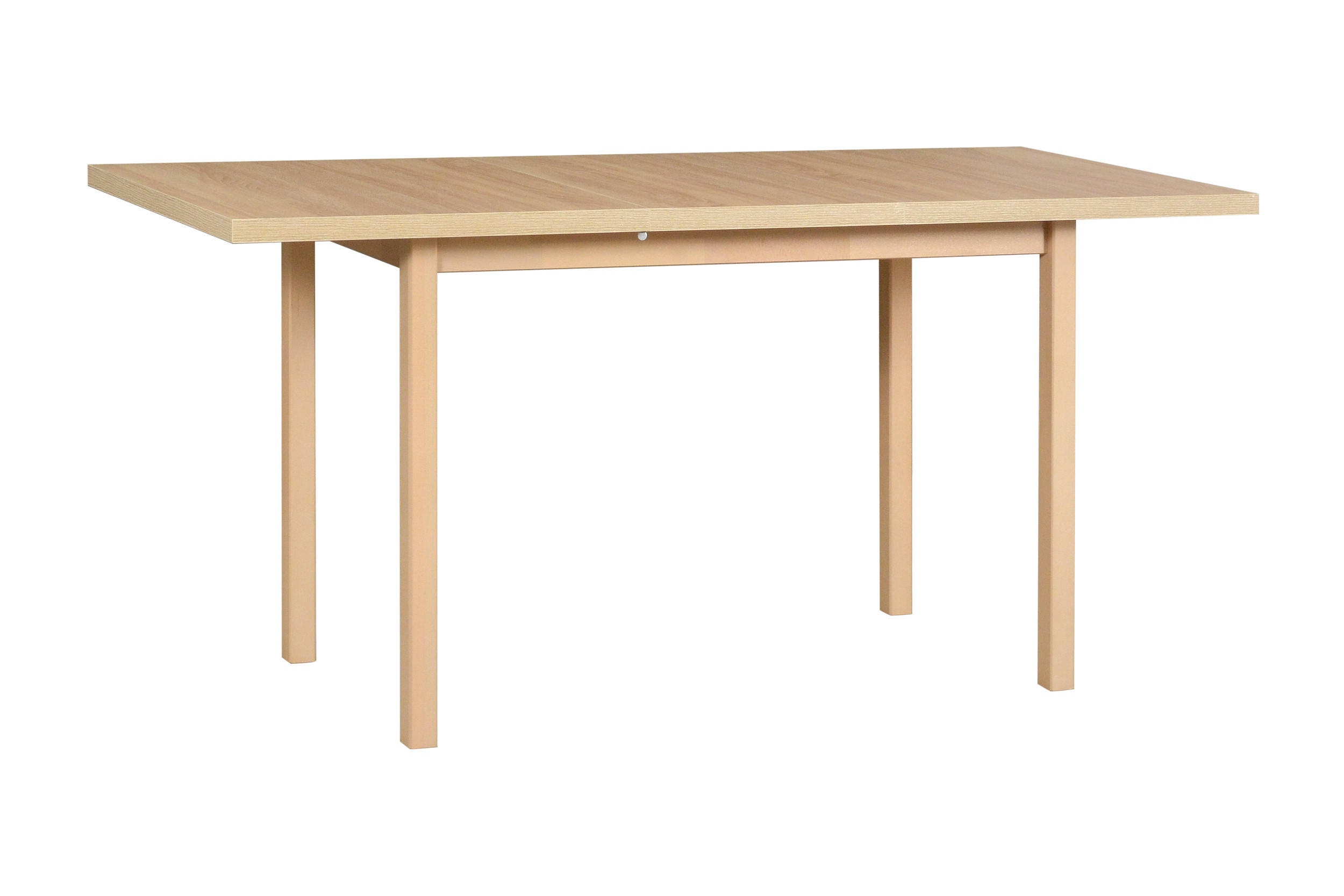 ESSTISCH Max 10, 120-160/70 cm, sonoma - Sonoma Eiche, Holz (70/120/78cm) - Leaf Design