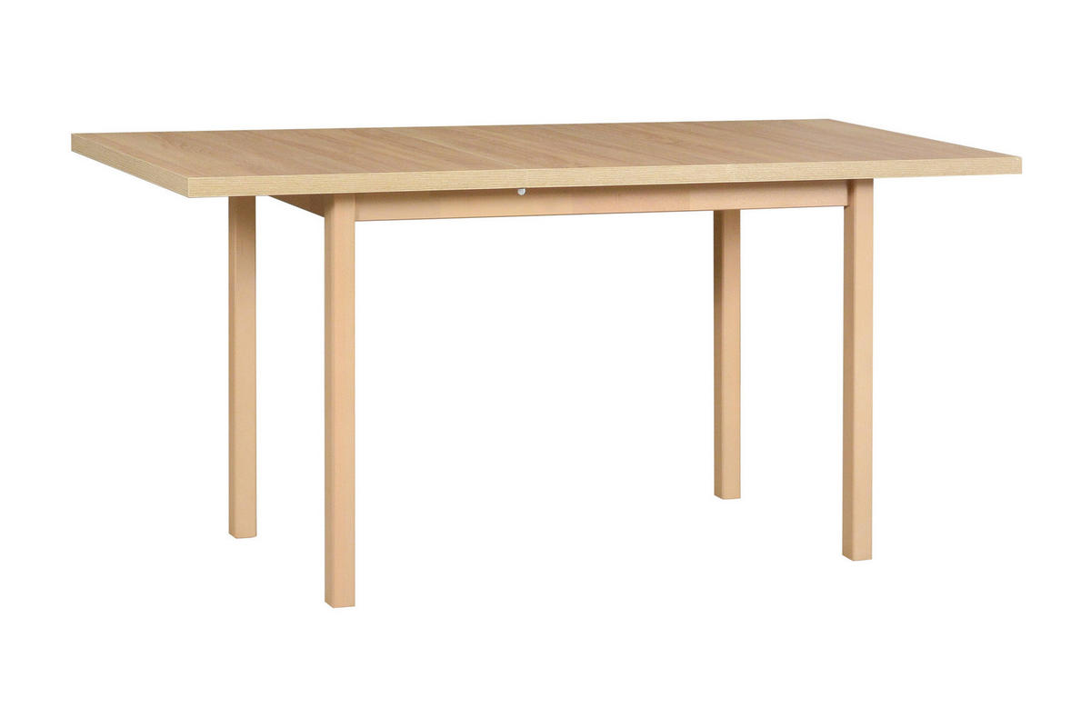ESSTISCH Max 10, 120-160/70 cm, sonoma - Sonoma Eiche, Holz (70/120/78cm) - Leaf Design