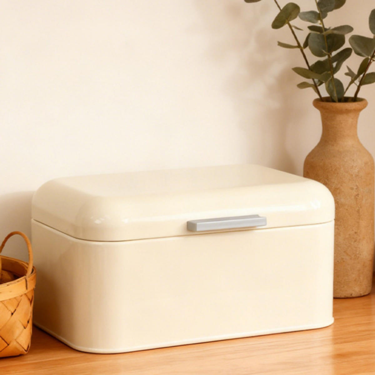 BROTKASTEN 30.3/18.2/15.2 cm Creme - Creme, Metall (18.2/15.2/30.3cm) - Authentics