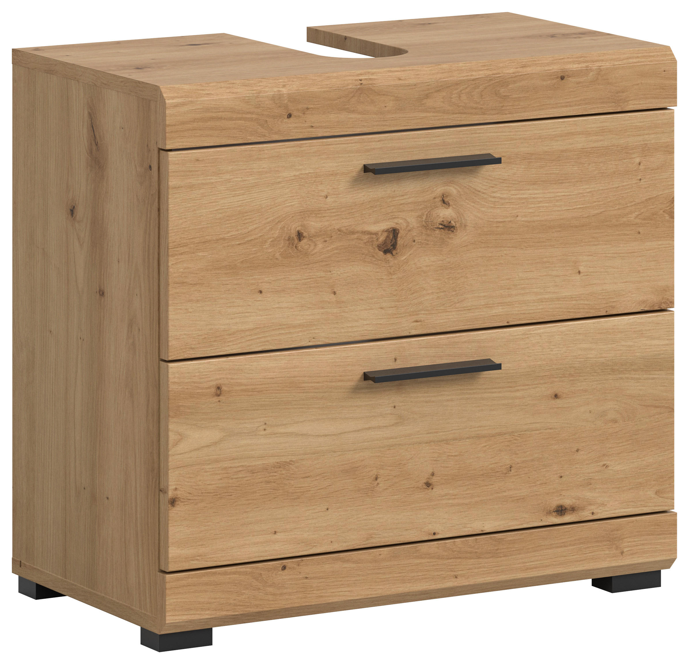 WASCHBECKENUNTERSCHRANK SCOUT (B/H/T: ca. 60/56/34 cm) in Artisan Eiche Nachbildung/Artisan Eiche Nachbildung - Eiche Artisan, Holz (60/56/34cm)