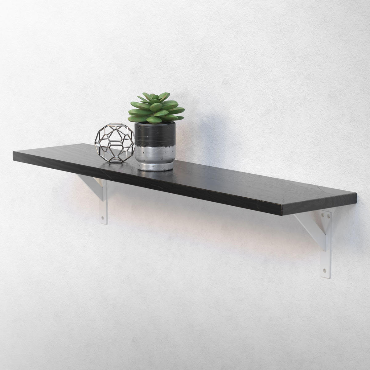 REGALHALTERUNGEN - Weiß, Metall (18/3/18cm) - ML-DESIGN