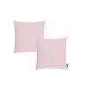 KISSENHÜLLE 2er Set Riva 40/40 rose - Rosa, Textil (40/40cm) - Magma Heimtexx