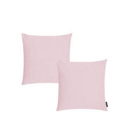 KISSENHÜLLE 2er Set Riva 50/50 rose - Rosa, Textil (50/50cm) - Magma Heimtexx