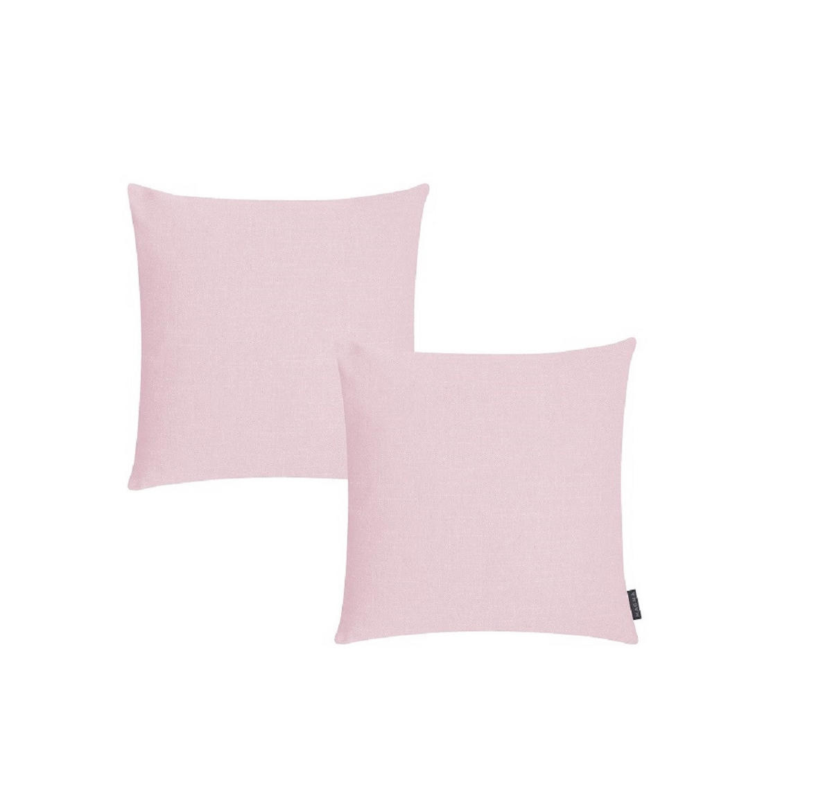 KISSENHÜLLE 2er Set Riva 50/50 rose - Rosa, Textil (50/50cm) - Magma Heimtexx
