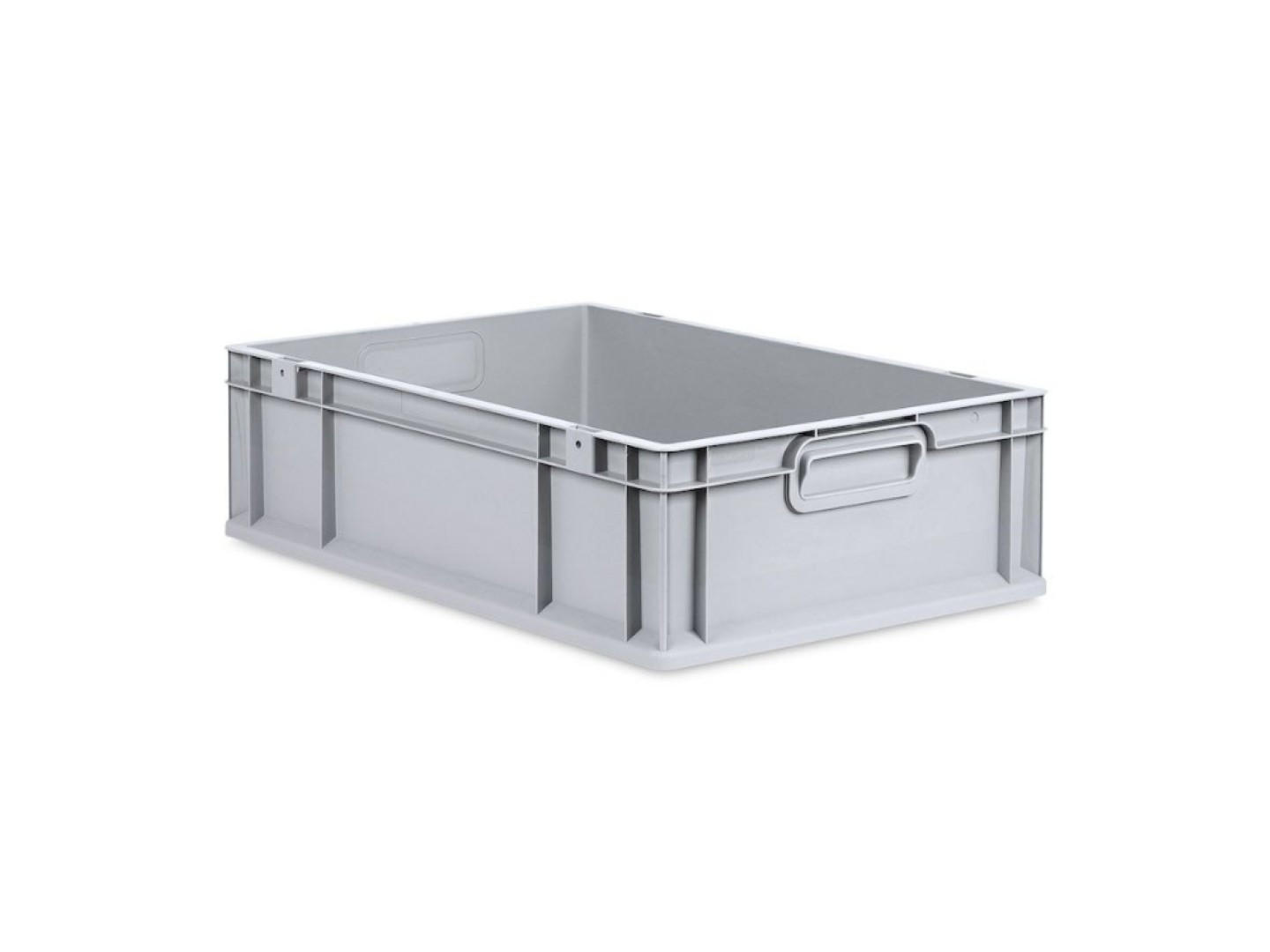 EUROBOX Nextgen Economy Griffe Geschlossen 17x40x60cm 34 Liter - Grau, Kunststoff (40/17/60cm) - PROREGAL