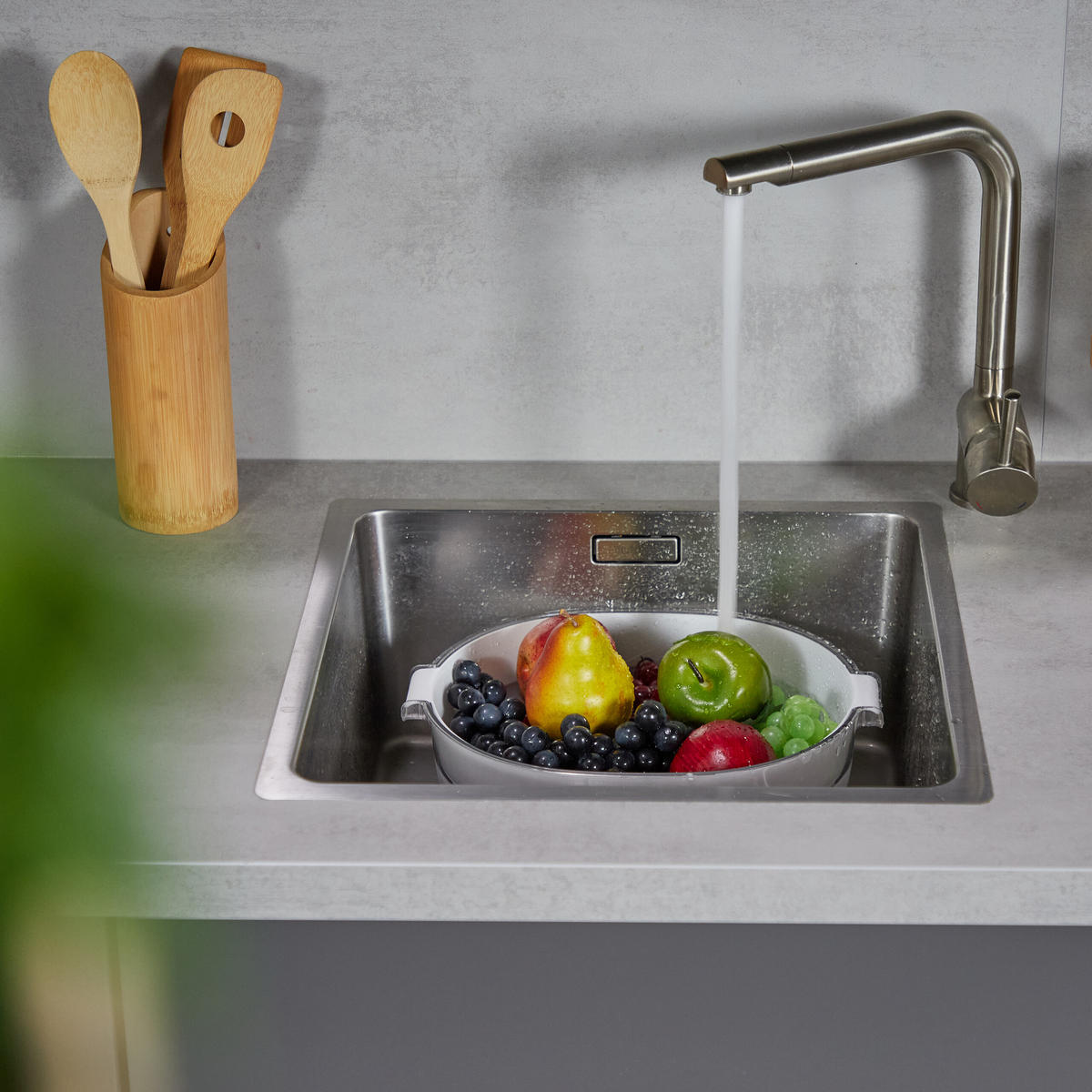 SIEBSCHÜSSEL - Multicolor, Kunststoff (33cm) - Relaxdays