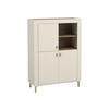 HIGHBOARD Mossa 3D MO05 - Kaschmir/Goldfarben, Holzwerkstoff/Kunststoff (97/136/40cm) - MIRJAN24