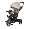 DREIRAD Be Active 2 in 1 beige Sitz drehbar Musik Licht drehbar - Beige, Metall (117/50/96cm) - Chipolino