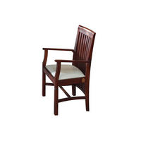 OXFORD Sessel Bangalore #2 Polster weiß - Dunkelbraun, Kunststoff (50/108/45cm) - Massivmoebel24