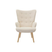 SESSEL mit gerader Rückenlehne - 1 Person - Stoff - Beige - - Beige, Textil (69/95.5/78cm) - Vente-Unique